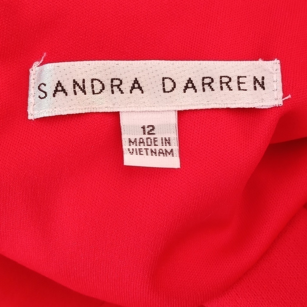 Red Sandra Darren size 12 midi dress - Picture 8 of 8